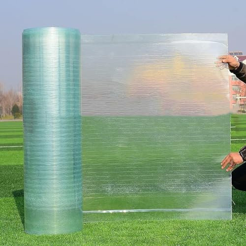 HynJGih Regenfeste, UV-geschützte, transparente Tageslichtpaneele for den Austausch von Überdachungen, Carports und Frühbeeten im Freien(1.5x1m)