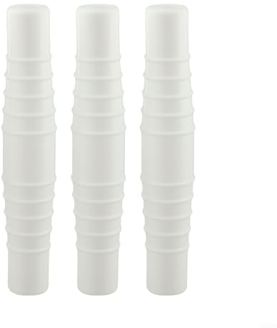 Poolschlauch-Kupplungsadapter, 3,2 cm und 3,8 cm, PVC-Armatur für oberirdischen Pool-Staubsauger, Filter, Pumpe, Skimmer, Sanitär, 3 Stück