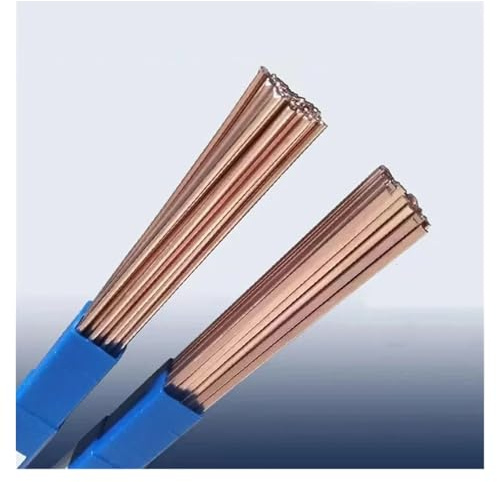 Baguette de soudage TIG en aluminium, 20 pièces 500 mm baguette cuivre phosphore fil électrode à souder pas besoin tiges poudre soudure baguettes(1.5mm)