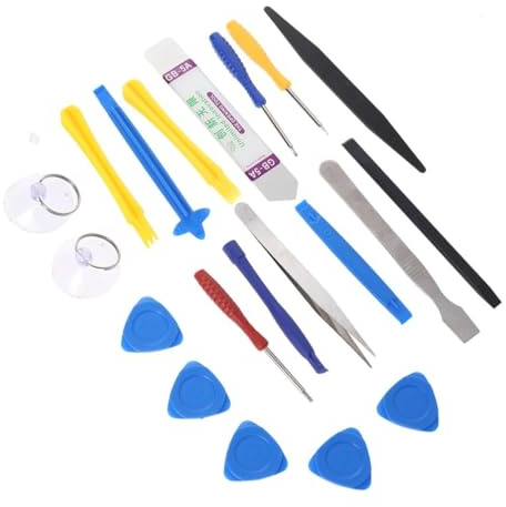Mikikit Cacciaviti di Precisione 20 Pezzi e Punte in Plastica e Metallo Kit di Riparazione per Riparazione e Smontaggio Professionale Stili Multipli per Smartphone e Tablet Stili Multipli