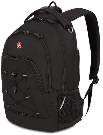 SwissGear 1186 Travel Gear - Zaino elastico leggero, nero, 17-Inch, Zaino Bungee 1186
