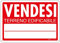 PRINTIX Cartello Vendesi In Polipropilene (PP) Di Spessore 1mm Stampato Con Tecnologia UV Resistente Alle Intemperie Visibilità A Distanza ‎35cm X 50cm (Vendesi Terreno Edificabile)