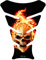BIKE-label Tankpad 3D Motorrad Aufkleber Ghost Rider kompatibel für Honda X500413VA