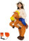 AirSuit® Aufblasbares Cowboy-Kostüm für Kinder | Größe 90 bis 120cm | Kostüm für die Kostümparty | Aus strapazierfähigem Polyester - angenehm zu tragen | Inklusive Aufblassystem | OriginalCup®.