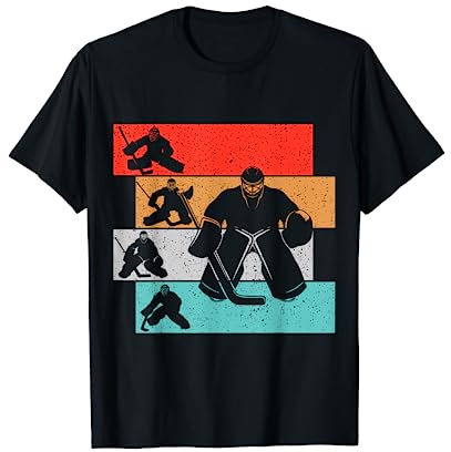 Eishockey Torwart Jungen Kinder Männer Eishockey T-Shirt