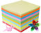 Farbiges Papier, farbiges Papier, 200 Blatt, farbig, 15 x 15 Stück, sortiert, handgefertigtes Origami-Papier, Pastellpapier, Karton für Kinder, Erwachsene, Anfänger, DIY-Kunst und Handwerk