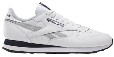 Reebok Unisex Adult Classic Leather WHITE/PUGRY3/VECNAV 4