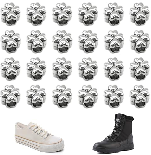 Niuhong 24 Pcs Schuh Schnalle Schmuck Schuhe Dekoration Mode Sneaker Accessoires Dekorative Schuhschnallen Schuh-Armband Schuhdekoration Schuhanhänger DIY Schuhschnalle Charme