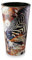 Septe Maison Deluxe Vaso da Arredamento Interno in Eco-Pelle - Vaso da Fiori Made in Italy Artigianale con Design Moderno e Unico Ø 33 cm x H 61 cm (Pelle sintetica, Africa)