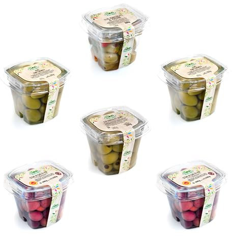 Ficacci - 6 Vaschette Di Olive Assortite 6X (1,320g)