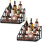 TJ.MOREE 2PC 3-Tier Liquor Bottle Display Shelf Bar Shelves for Liquor Bottles