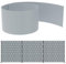 TATIVALO 10 tiras protectoras de privacidad de PVC duro de alta calidad, 2,5 m x 19 cm, en color antracita, muy estable para vallas de doble varilla, vallas, balcón y vallas de jardín, color gris