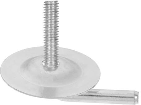 Healifty Fan Base Replacement Screws 7-shaped Iron Pedestal Fan Mounting Bolts Silver Protecting User-friendly Installation