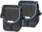 4Uniq Fahrradtasche Gepäckträger Tasche 2er Set Verschiedene Versionen (schwarz/blau)