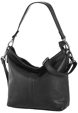 Sattlers & Co. Beuteltasche The Polish Abiona | Beuteltasche für Damen | Schultertasche aus echtem Leder | abnehmbarer Trageriemen