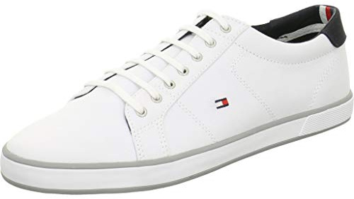 Tommy Hilfiger Chaussures de Sport Vulcanized pour Homme, Blanc., 42 EU