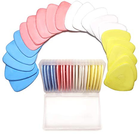 Gessetto professionale per sartoria a forma di triangolo, per cucito e accessori (confezione da 20) (giallo)