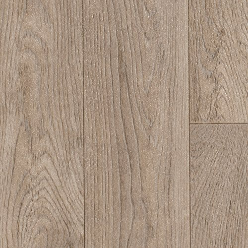 PVC Schiffsboden hell Vinyl Meterware in 200 300 und 400 cm für Schlafzimmer und Wohnzimmer CV Bodenbelag mit Schaumrücken | Variante : 3m x 5m