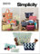 Simplicity SS9310OS CRAFT - PATTERNS Schnittmuster, Papier, Weiß, OS (ONE SIZE)