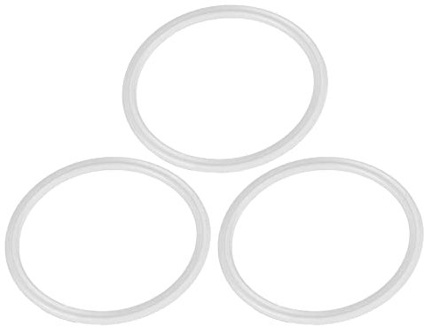 Agoky 3Pcs Silikon Dichtung O-Ring Ersatz-Dichtung Silikonring für Einmachgläser Trinkflasche Deckel Zubehör 4.6/5.5/6.5cm Type C One Size