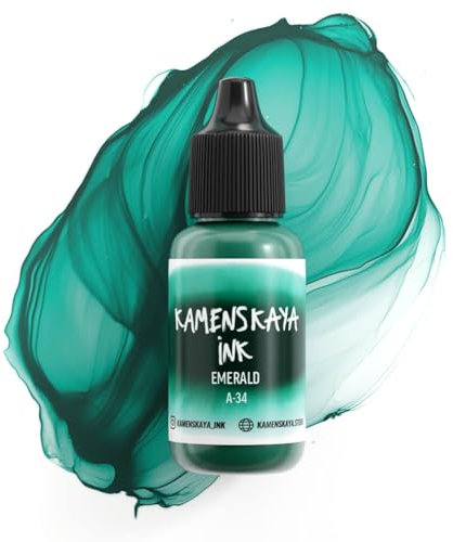 KAMENSKAYA Alkoholtinte Basic Line A 15 ml (34 Smaragd)