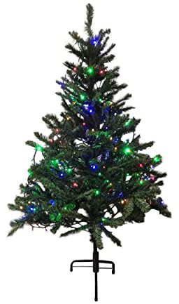 Lupex Künstlicher Weihnachtsbaum Kiefer Norwegen 90 cm | Metallständer | verschiedene Größen und Spitzen (90 cm, Norwegen)