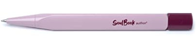 Soulbook Drehkugelschreiber, dreikant – Aluminium-Kugelschreiber wiederauffüllbar – für Rechts- & Linkshänder – Rosa
