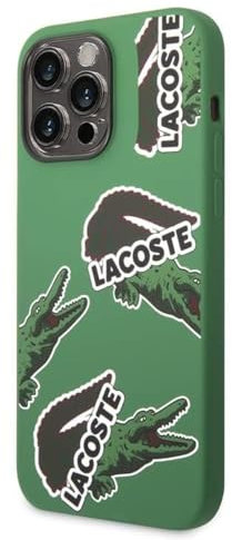 Lacoste LCHCP14XSON Hülle für iPhone 14 Pro Max 6.7 Grün hardcase Silicone Allover Pattern