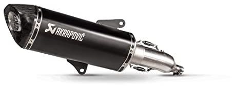 Akrapovic Slip-On Line Titanium Rear Silencer (Black)