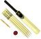 Optimum Wooden Cricket Set Willow Bat Deco Finish - Includes Bat, Stumps, 24 Joint Ball & Bag