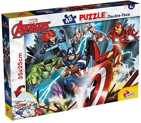 Liscianigiochi 99641 Lisciani Giochi Marvel Puzzle DF M-Plus 48 Avengers
