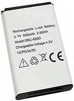 Backupower Replacement DBC-800D Battery Compatible with Doro Phone 6520 500 506 508 509 510 515 6525 6031 500GSM 6051 6520 6171 6526 6050 6030