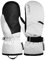 Reusch Helena R-TEX XT Mitten extra warme, wasserdichte, Winddichte und atmungsaktive Fäustlinge Fausthandschuhe Winterhandschuhe Schneehandschuhe Skihandschuhe für Damen, Weiß/Schwarz, 8