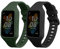 kwmobile Bracelet Compatible avec Huawei Band 7 / Band 6 / Honor Band 6 Bracelet - 2X Bracelet de Rechange en Silicone pour Fitness Tracker