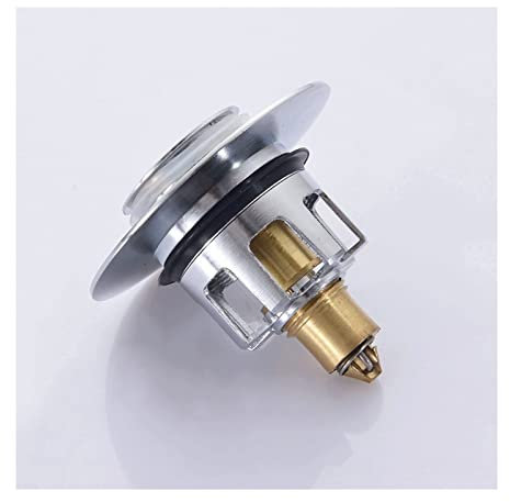 Tappo Lavandino Bagno Tappo Vasca Da Bagno Acciaio Lnossidabile Automatico Tappo Scarico Bagno Pop Up (per Il Foro Di Drenaggio Di 34~38mm)