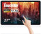 TouchWo Monitor industriale capacitivo touchscreen da 27 pollici, 1920 x 1080P, altoparlanti integrati, VGA, DVI e pannello tattile HD-MI per PC, piccole imprese, ristoranti