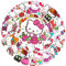 Aufkleber Katzen Kinder, 100 Stück Hello Kitty Sticker Set, Wasserfest Kawaii Katzensticker, DIY katzenstickers, Bulk-Aufkleber Graffiti Cat für Kindergeburtstag Mitgebsel Festival Party Deko