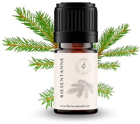 BIO Riesentanne 5 ml I 100% Naturreines ätherisches Öl I Ätherische Öl Diffusor I Ätherische Öl I Aromaöl I Duftöl I inhalieren Ätherisches Öl I by Floria Natural