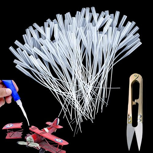 Puntas de Botella de Pegamento,200 Piezas Aplicador de Puntas Pegamento,Extensor de Pegamento,Micro Puntas para Pegamento,Dispensación de Laboratorio Dispensadores de Adhesivo