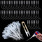 Glue Micro Tip, 200 Plastic Glue Bottle Tips, Glue Extender, Precision Applicator, Adhesive Tips, Glue Micro Tips, Plastic Glue Extender Applicator for Bonding, for Crafts, Laboratory Dispenser