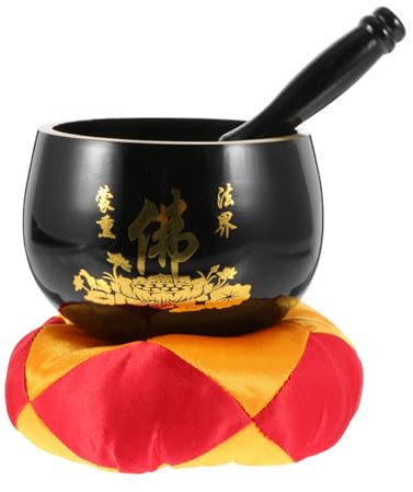 Abaodam Klangschale Handgemacht Buddhistische Schale Mit Stab Für Entspannung Meditation Und Dekoration Gehämmert Klangschale Chanting Schüssel