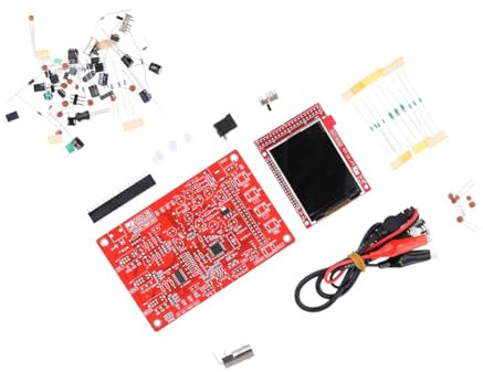 CRGANGZY DSO138 Digital-Oszilloskop-Bausatz, 2,4-Zoll-TFT-Digital-Oszilloskop-Bausatz, DIY-Teile, elektronisches Lernset (Bausatz)