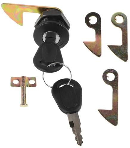 JECOMPRIS 1set Serratura Per Baule Posteriore Lega Di Zinco Per Scooter Sicurezza Ottimale Per Elettrici e Ciclomotori Design Compatto e Resistente