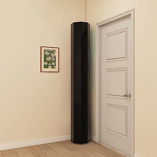 360 ° drehbarer Schuhschrank aus Metall vertikale runde Aufbewahrung 15-stufiger Schuhregal-Organizer schmales Regal einfach und modern