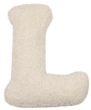 Breeshy Buchstabenkissen, Englische Buchstaben, Kissen, Dekokissen, Dekoratives Alphabet-Buchstabenkissen, Englische Buchstaben, Dekokissen L