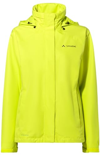 VAUDE Damen Freizeit und Regenjacke Escape Bike Light, wasser- und winddicht, atmungsaktiv, bright green, 40
