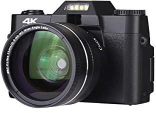 RKYRRKI Video Camera Camcorder Digital Video Camera Vlog Camcorder For Portable Handheld 16X Digital Zoom 30MP Video And Photography(With 16GB TF card,Cam Pro lens)