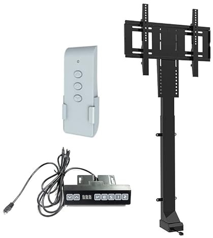 ZOCWJK TV Bracket TV Wall Mount Motorized TV Mount, Fits 42-70 Inch Ultra Slim TVs, Travel Less Than 40 Seconds(