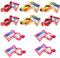 Ovanda 10 Stück Konfettikanone, Konfetti Pistolen Set, Konfetti Shooter, Party Popper, Konfettipistole, Feuerwerkspistolen, Biologisch Abbaubare Konfettibombe, Confetti Kanone, Confetti Cannon shooter
