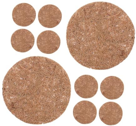 JOINPAYA 16stücke Brutmatte Aus Kokosfasern Matten Für Pflanzgefäße Natürliche Nistunterlagen Für Tauben Und Vögel Bodenschutz Und Nistplatz Für Garten Und Zucht